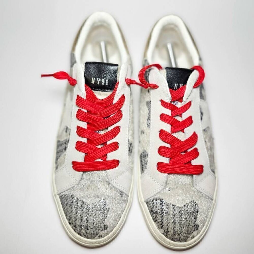 Steve Madden Philosophy NY90 Calf Hair Sneakers Womens Size 8B